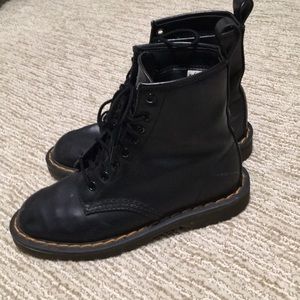Black combat boots Soho  Doc Martin look alike